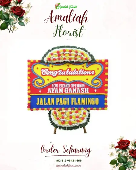 Sewa Papan Bunga Kesemek